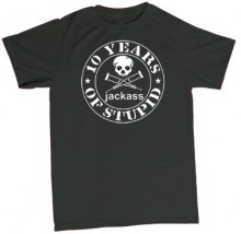10 years of stupid Jackass tshirt