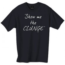 Show me the clunge t-shirt from the popular TV series the Inbetweeners a must have for the true fan