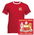 Champions of Europe t shirt. This is a tribute tshirt to commemorate United's 2008 European triumph.
