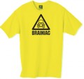 Brainiac t-shirt from the popular TV series.  This t-shirt is only available in yellow.