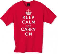 keep calm and carry on tshirt