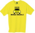 Minge mobile tshirt from the TV series the Inbetweeners.