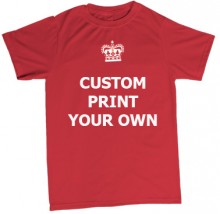 keep calm custom print t shirt