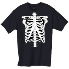 skeleton tshirt, perfect for Halloween