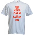 keep calm and tache on tshirt