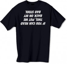 If you can read this put me back on my barstool t shirt