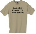 Cannabis is ok tshirt