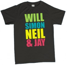 Inbetweeners names tshirt