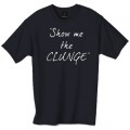 Show me the clunge t-shirt from the popular TV series the Inbetweeners a must have for the true fan