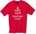 Keep calm and run tshirt
